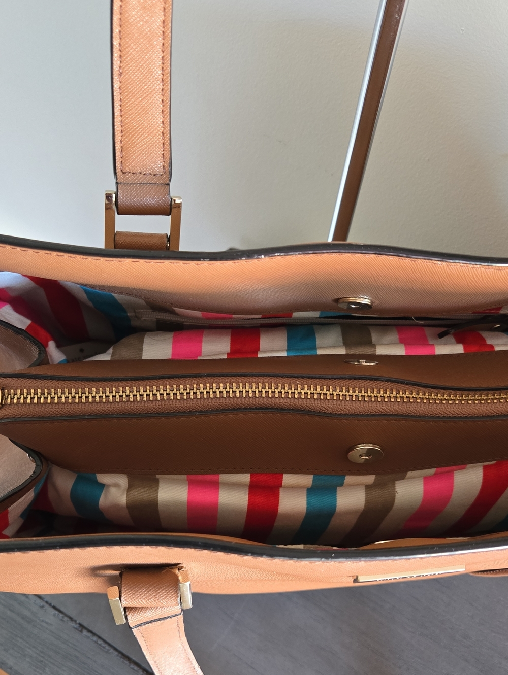Brown Leather Kate Spade New York Tote Bag - Picture 6 of 16